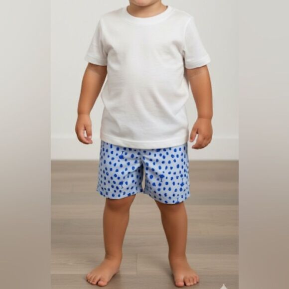 Cat & Jack Swim Trunks Toddler Boy Shorts Blue 5T - Picture 1 of 8
